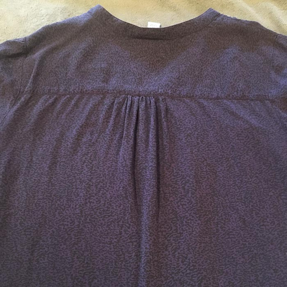Purple and Black Blouse with Gold Beading - Picture 3 of 3